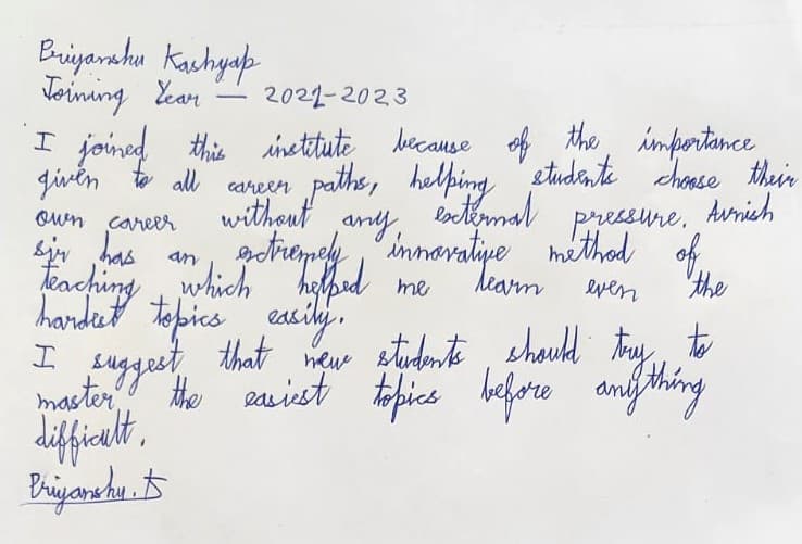 PRIYANSHU KASHYAP Result